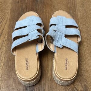 Dr. Scholl's Light Blue Strappy Sandals